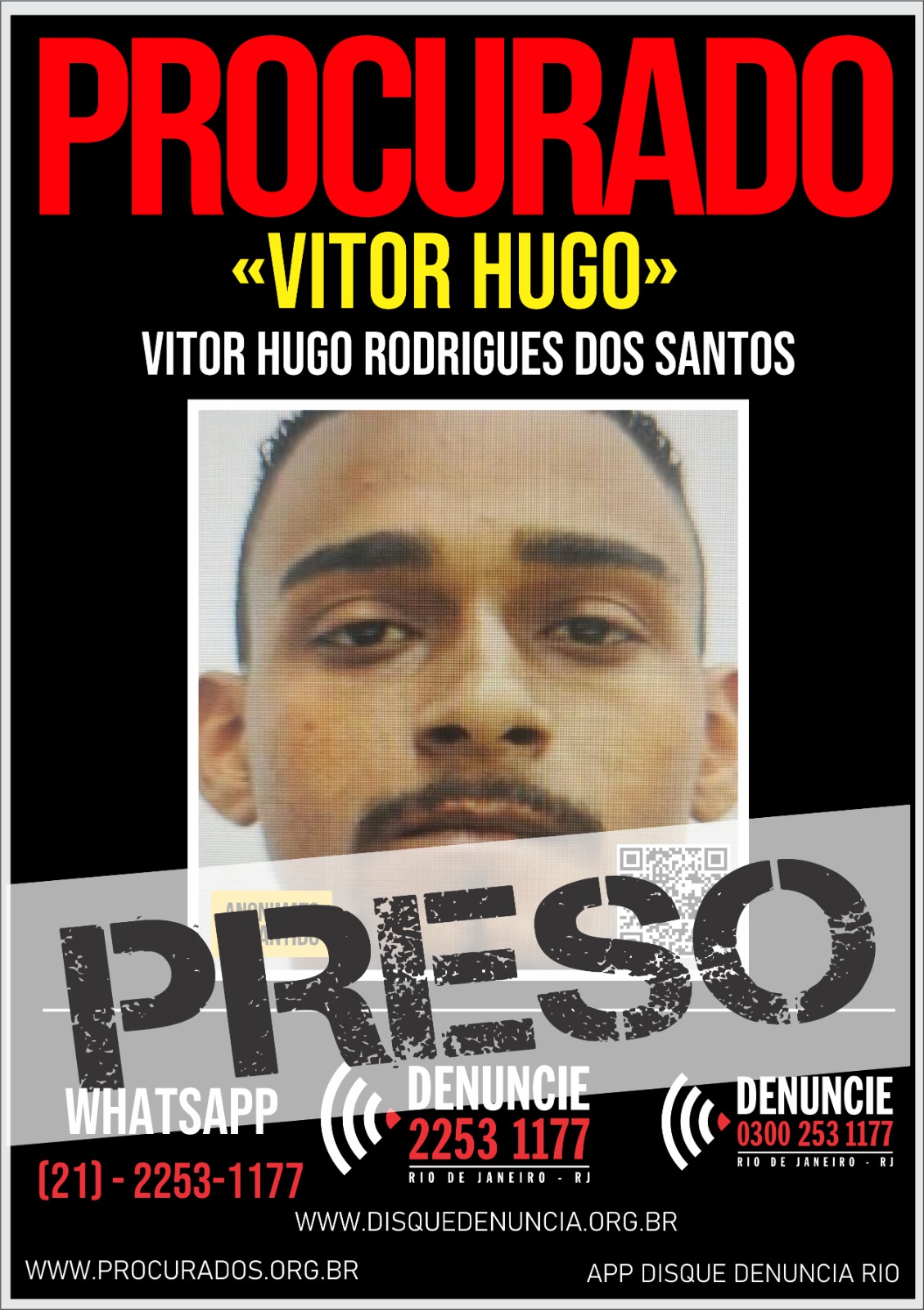 Foragido da Justiça é preso na Zona Norte do Rio